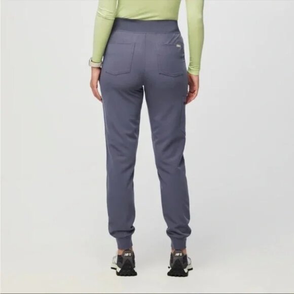 Figs High Waisted Zamora™ Jogger Scrub Pants 2.0 (Space Navy) - Picture 3 of 16